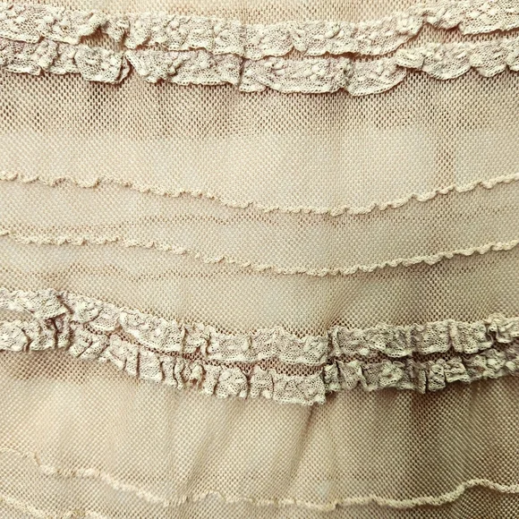 Magnolia Pearl Women's Blush Layered Midi Dress - Picture 4 of 16